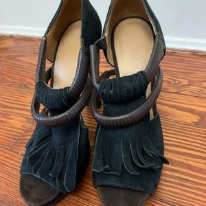 L.A.M.B fringe heels